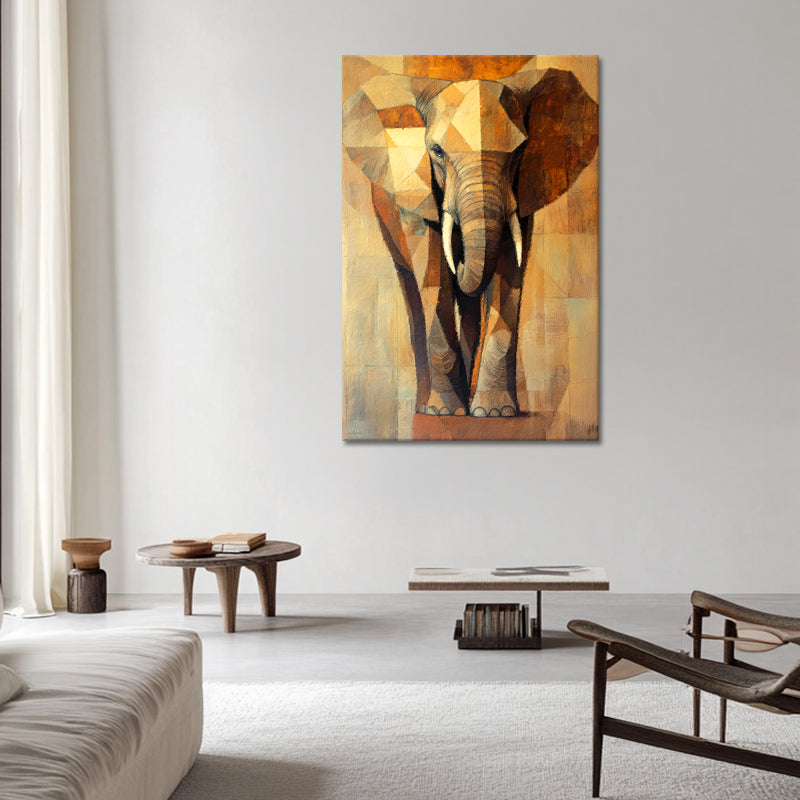 Olifant in kubisme II