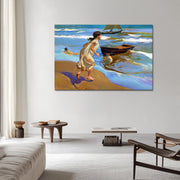Mädchen beim Baden - Joaquín Sorolla