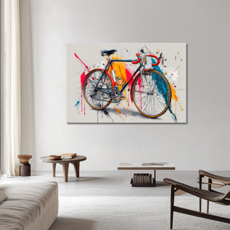 Oude Racefiets in Kleur