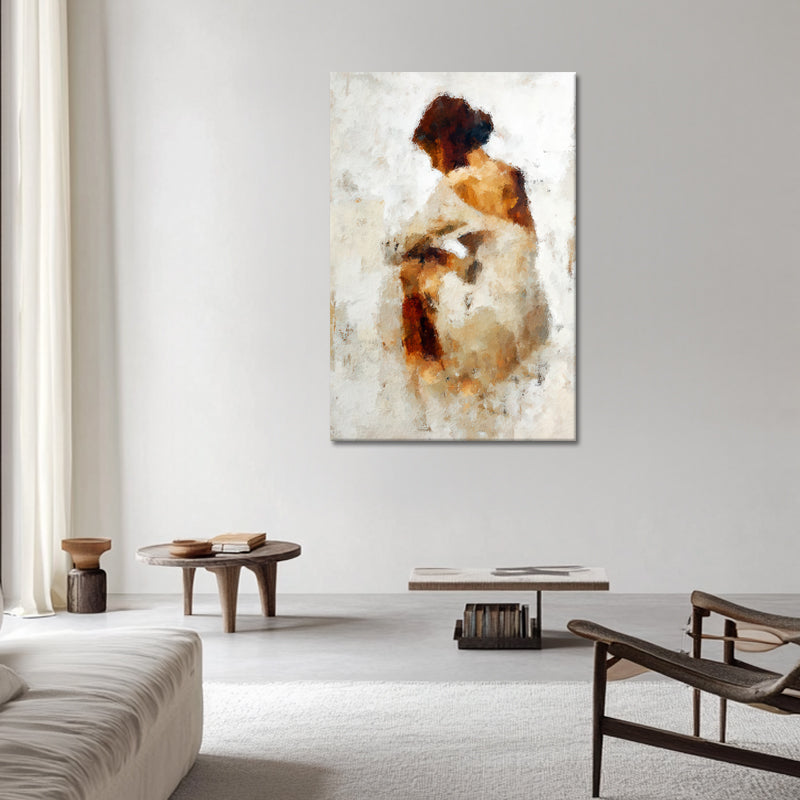 Sitzende Frau von hinten I