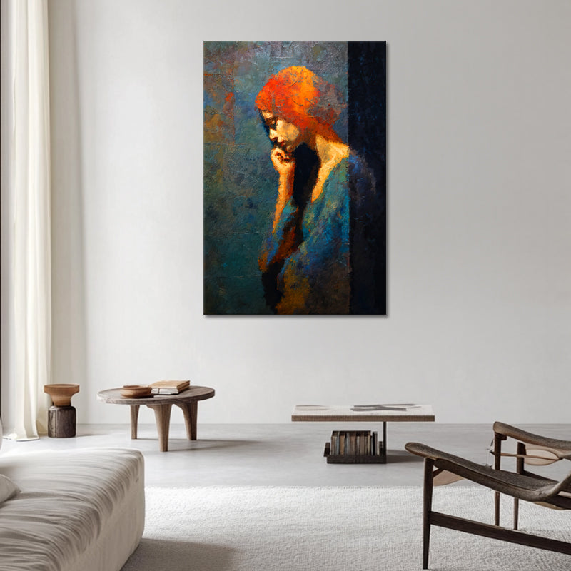 Kunstwerk vrouw in zijaanzicht I