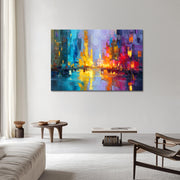 Abstracte Stad Kunst