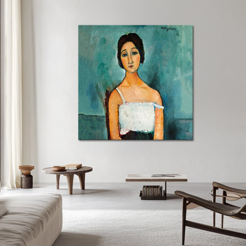 Porträt der brünetten Frau Christina – Amedeo Modigliani