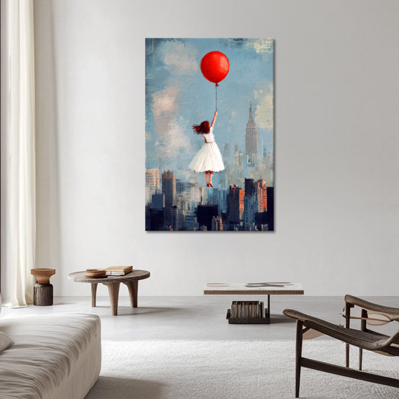 Mädchen mit Ballon Gemälde I