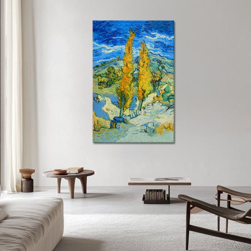 Zwei Pappeln an einer Straße – Van Gogh