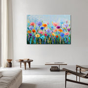 Wildebloementuin – Kleurrijk Schilderij