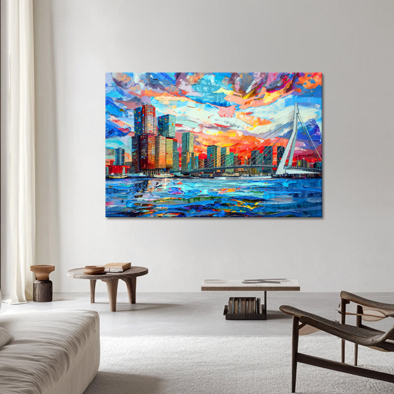 Kunstwerk von Rotterdam