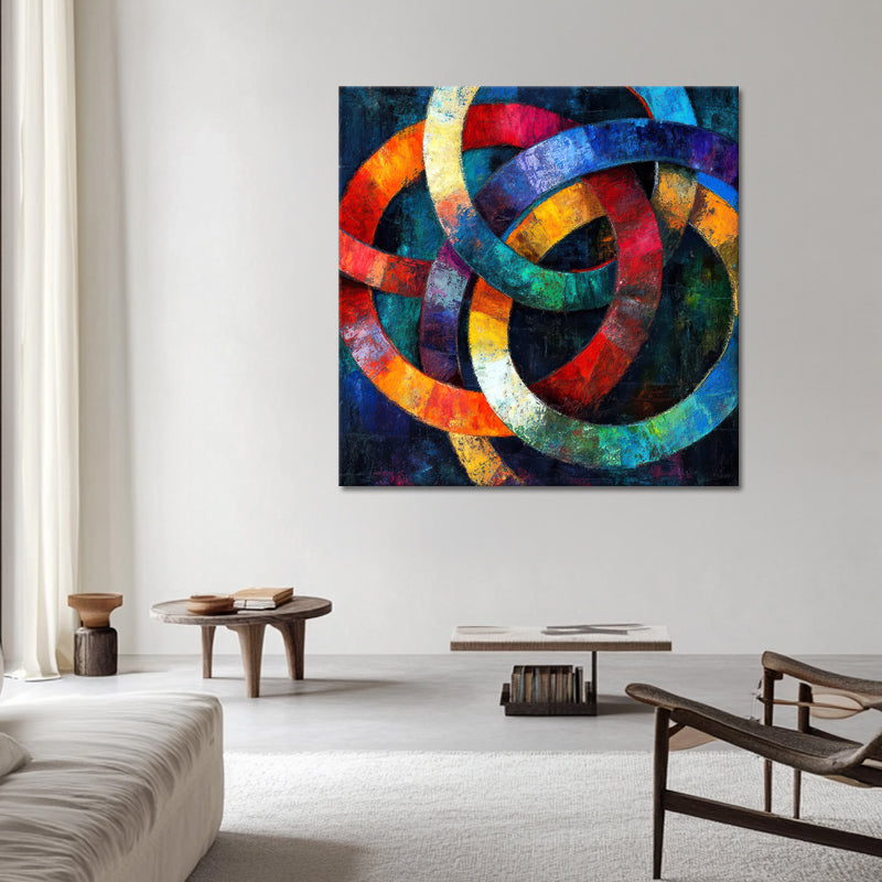 Kunst mit abstrakten Formen