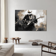 Gitarre spielendes Kunstwerk
