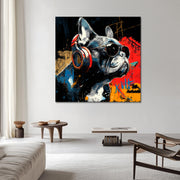 Dog graffit art
