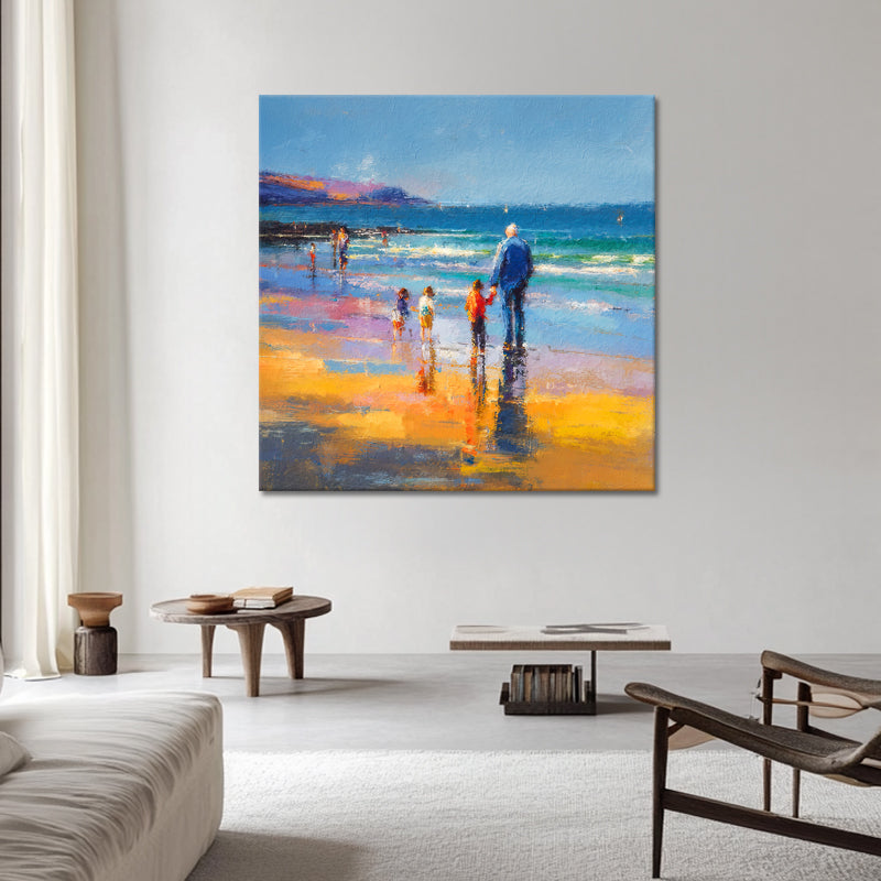 Sfeervol strandlandschap