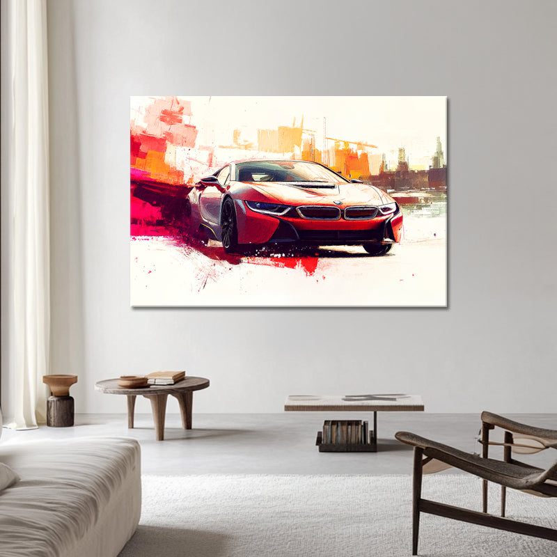 Abstracte BMW i8