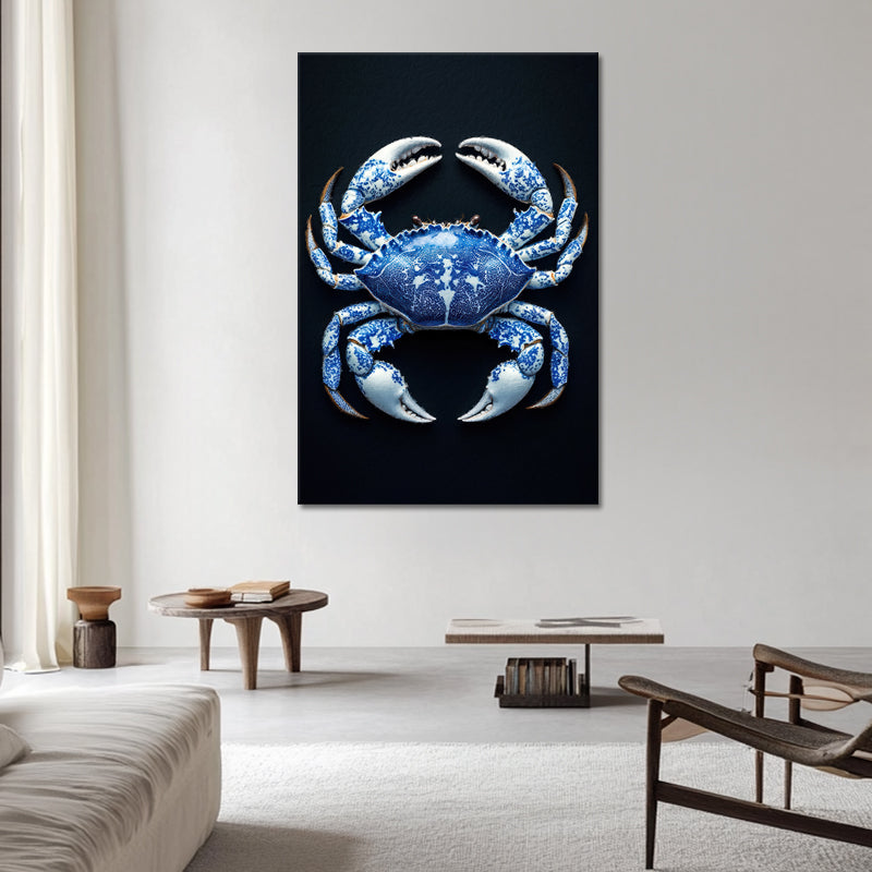 Krab in delfts stijl