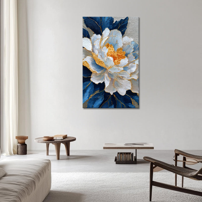 Expressieve Pioen Schilderij