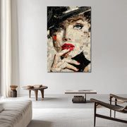 Collage Kunst Vrouw