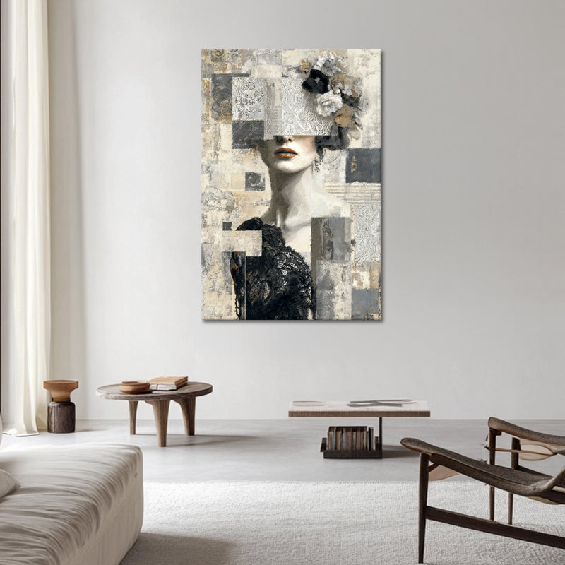 Mixed-Media-Porträt