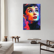 Schilderij Audrey Hepburn