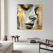 Elegante Vrouw Goud