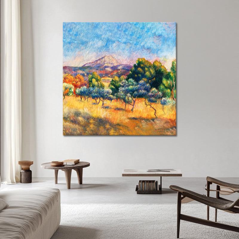 Montagne Sainte Victoire Paysage - Pierre-Auguste Renoir