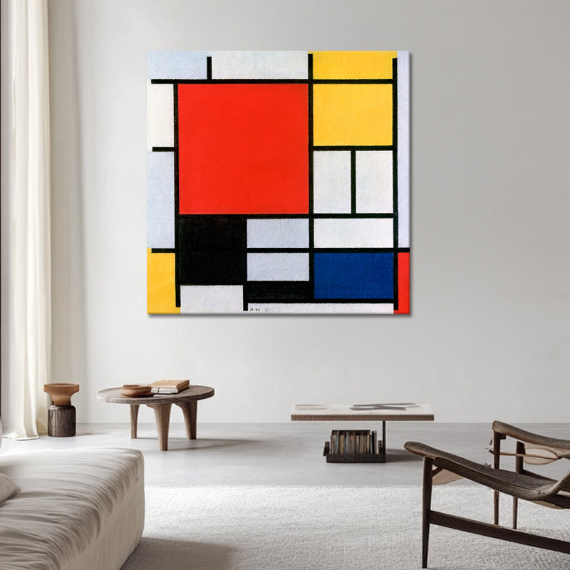 de 7 Kleurcontrasten - Piet Mondriaan