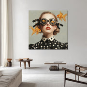 Vrouw met Duikbril en Vissen III