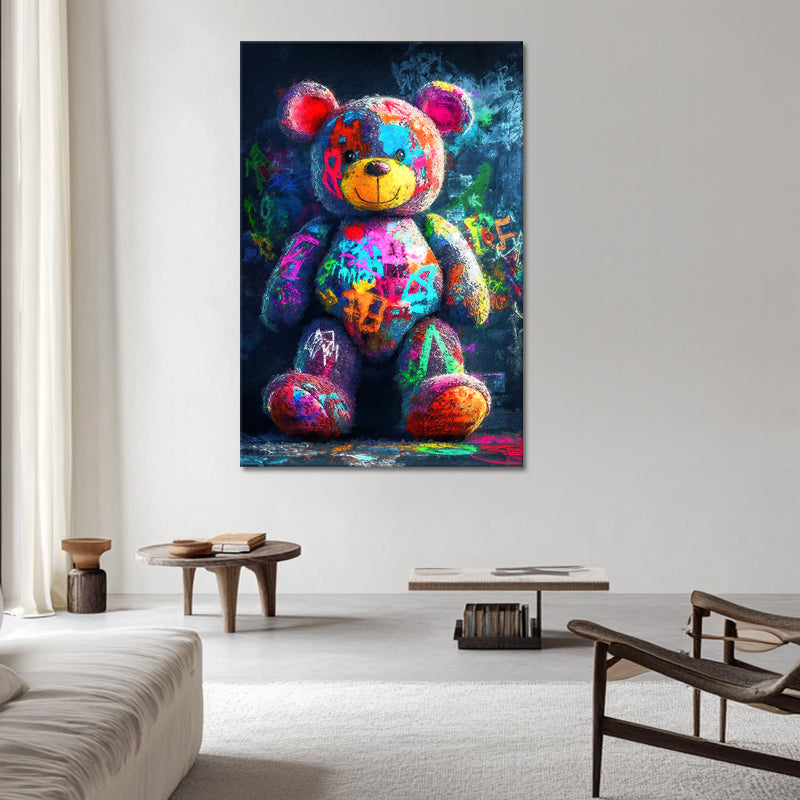 Teddybär-Kunstgemälde