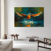 Gemälde Eisvogel III