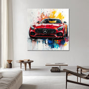 Rode Mercedes-AMG GT