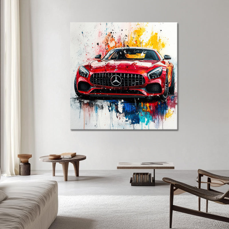Rode Mercedes-AMG GT