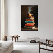 Bücher und Kaffee