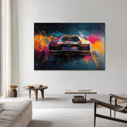 Lamborghini Aventador schilderij