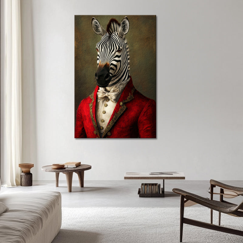 Anthropomorphes Zebra