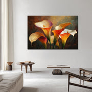Warme Calla-Lilien