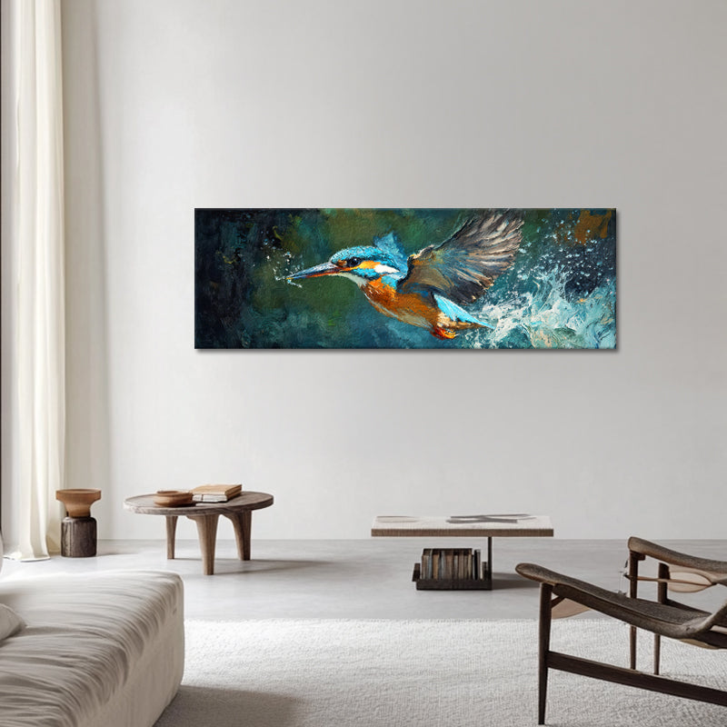 Eisvogel am Fluss