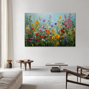 Wildblumenwiese-Kunstwerk