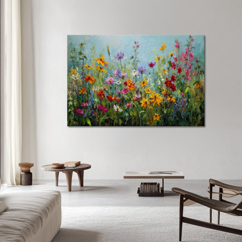 Wildblumenwiese-Kunstwerk