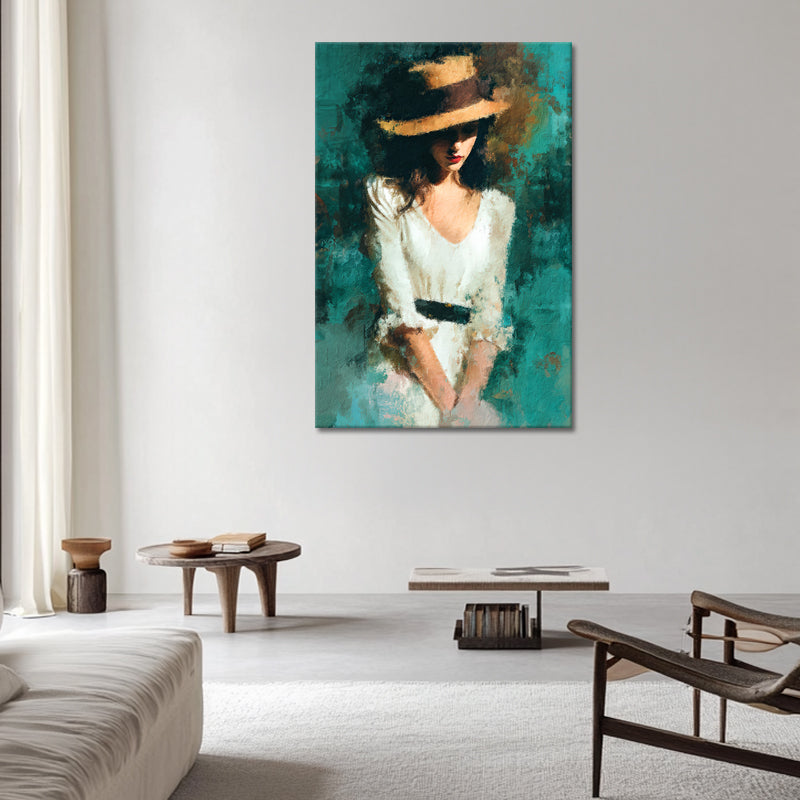 Vrouw met hoed – Modern