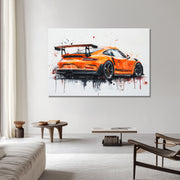 Porsche GT3 RS Car art