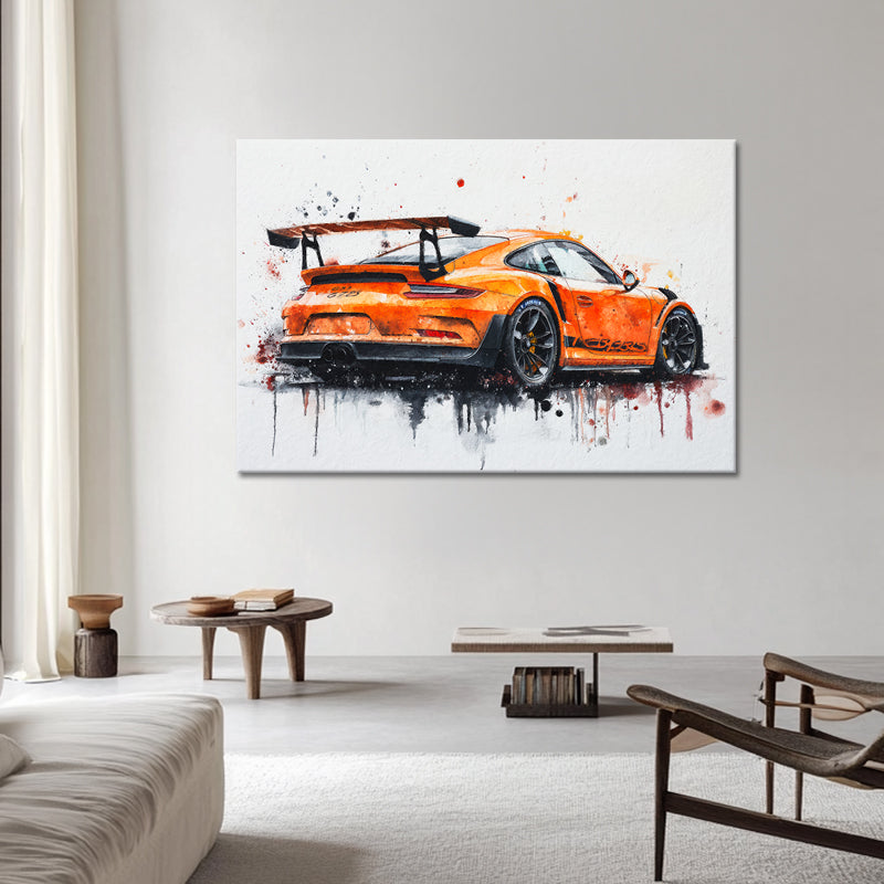 Porsche GT3 RS Car art