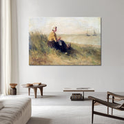 Vrouw Aan De Kust - Jozef Israels