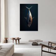 Kunstwerk eines Thunfischs