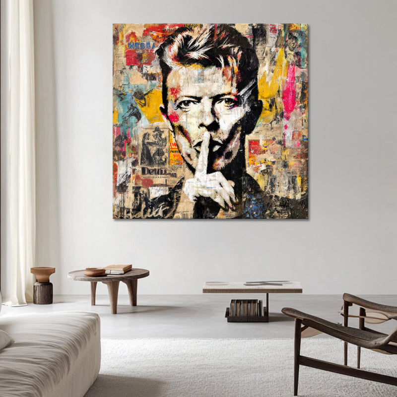 David Bowie-collage art