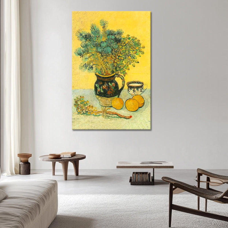 Majolica Jug with Wildflowers- Van Gogh