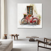 Fiets Met Bloemen Art II