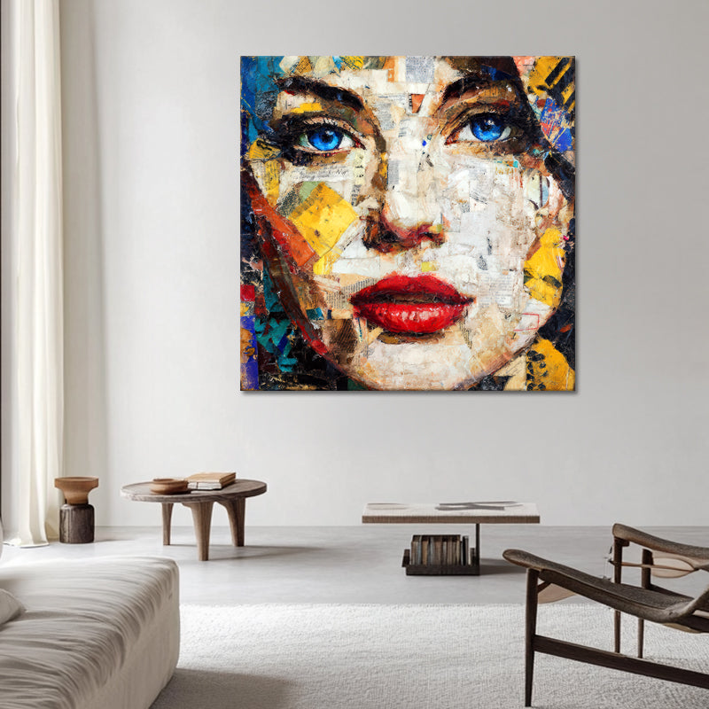Vouwgezicht – Mixed Media