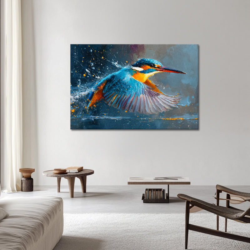 Farbenfroher Eisvogel