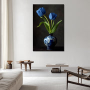 Twee Blauwe Tulpen