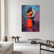 Man en Vrouw Abstract