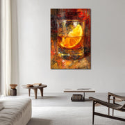 Whiskey Glas Abstract