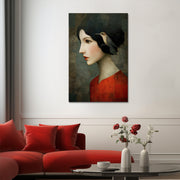 Vrouw Kolibrie Kunstwerk